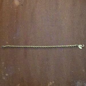 American Showcase gold rope bracelet 7 inches